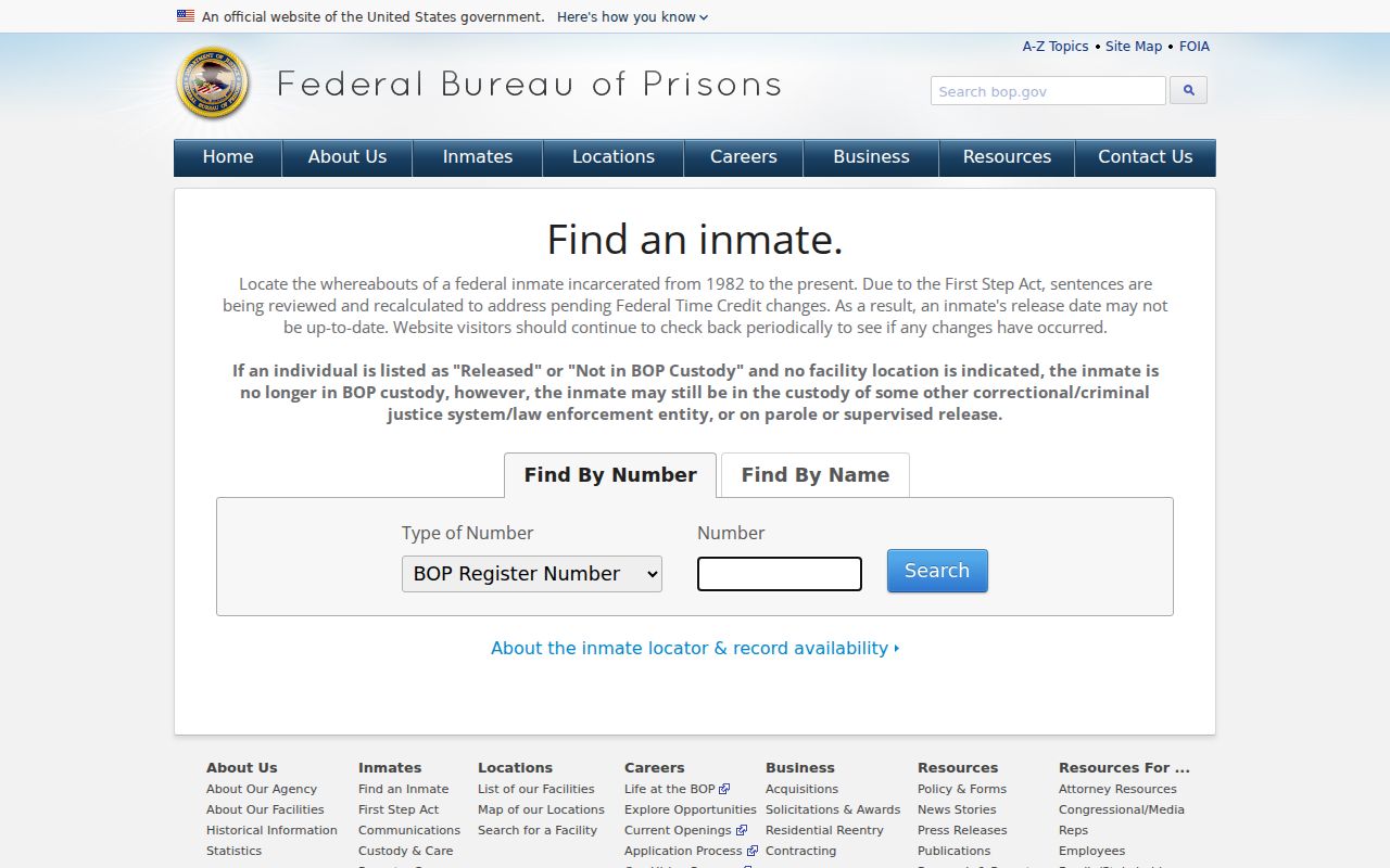 Waskom criminal records federal sentenced prisoner locator